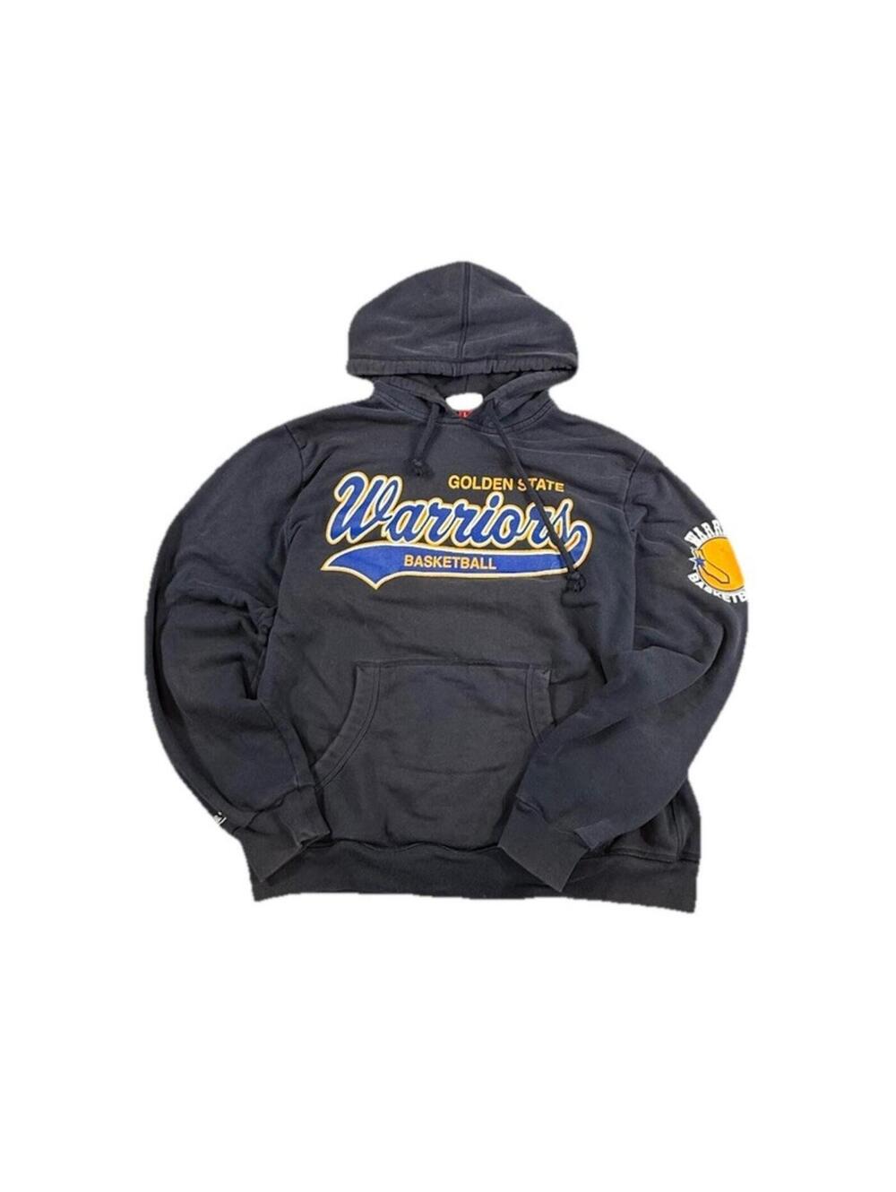 Mitchell & Ness Golden State Warriors NBA Black Basketball Hoodie Size L